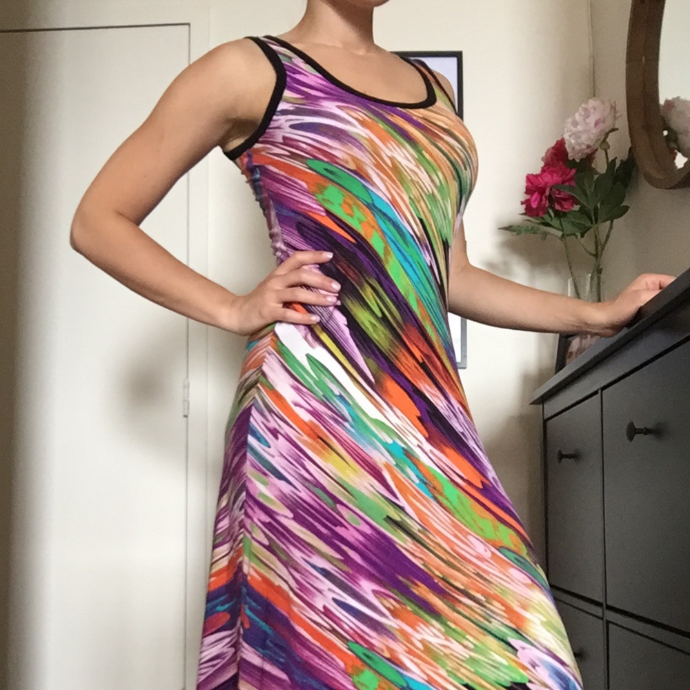 Calvin Klein Colorful Maxi Dress